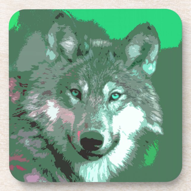 Wolf 048 coaster (Front)