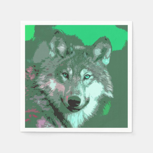 Wolf 048 napkin (Front)