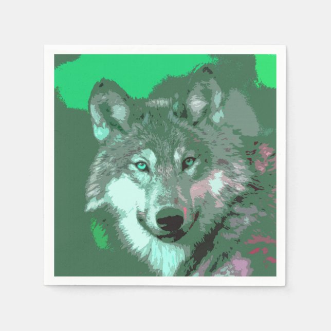 Wolf 049 napkin (Front)
