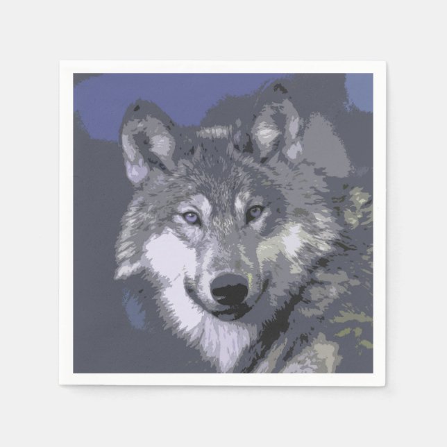 Wolf 051 napkin (Front)