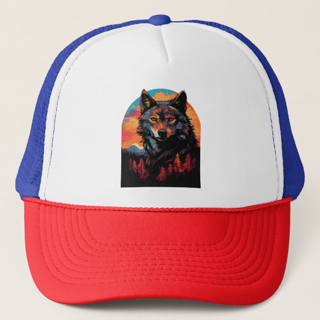 Wolf 10 trucker hat (Front)