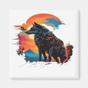 wolf 12 magnet