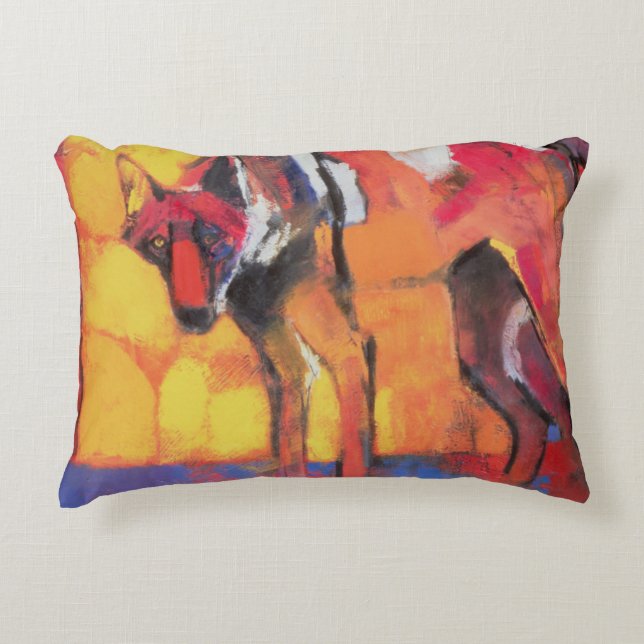 Wolf 1996 decorative cushion (Front)