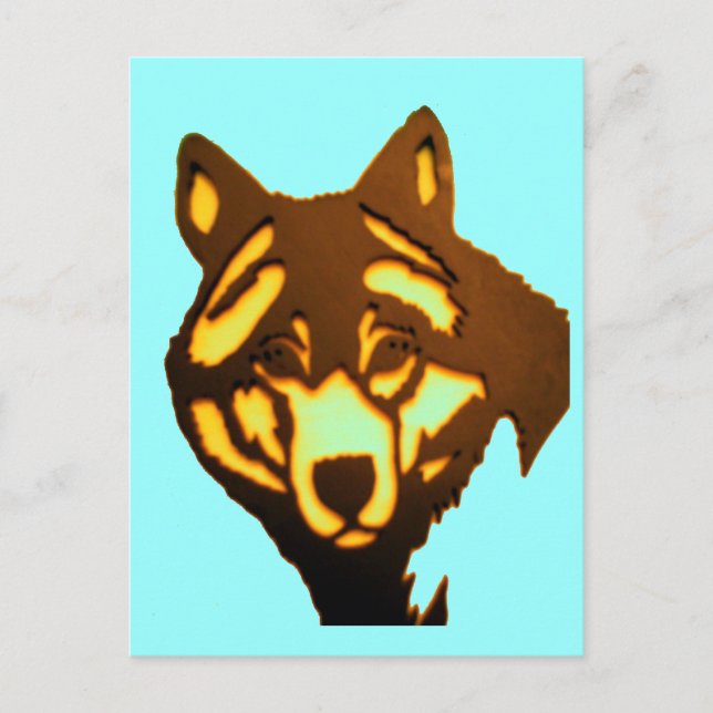 Wolf 1  Postcard (Front)