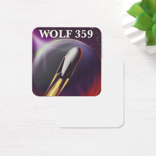 Wolf 359 "for an Adventure" Space travel poster (Desk)