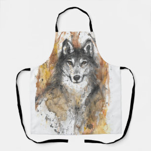 Wolf All-Over Print Apron