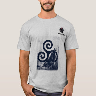 Wolf Alpha Shirt, Gray T-Shirt