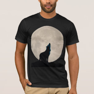 Wolf and Full Moon T-Shirt