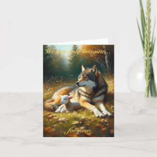 Wolf and Lamb: Feast of Tabernacles Card