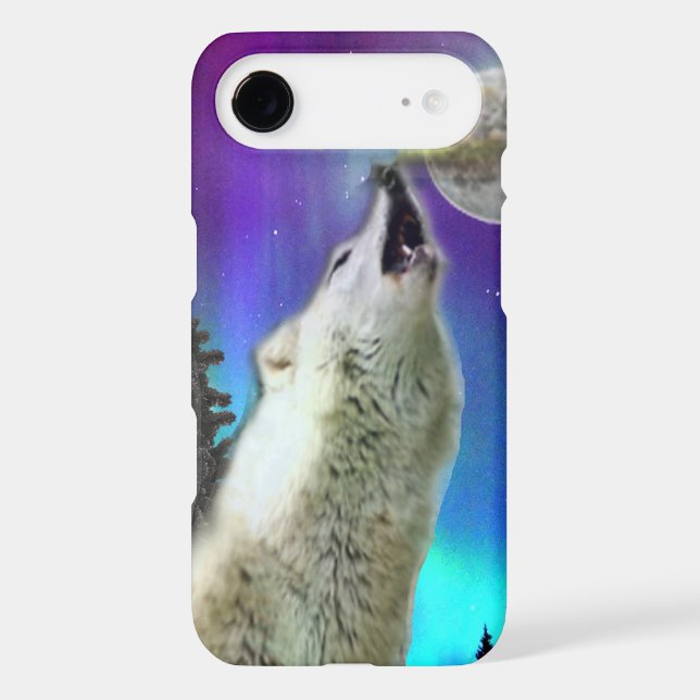 wolf and moon Case-Mate iPhone case (Back)