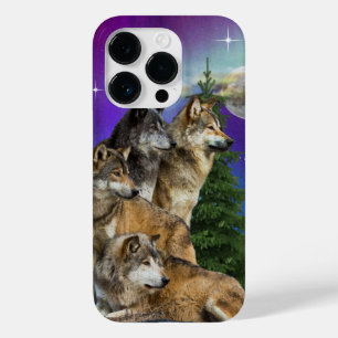 Wolf and Moon Case-Mate iPhone 14 Pro Case