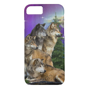 Wolf and Moon iPhone 8/7 Case