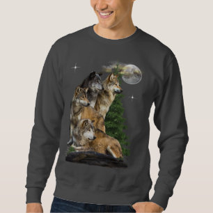 Wolf and Moon Sweatshirt