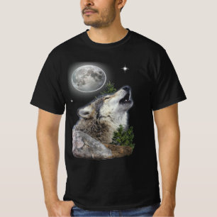 Wolf and moon T-Shirt