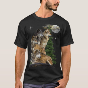 Wolf and moon T-Shirt