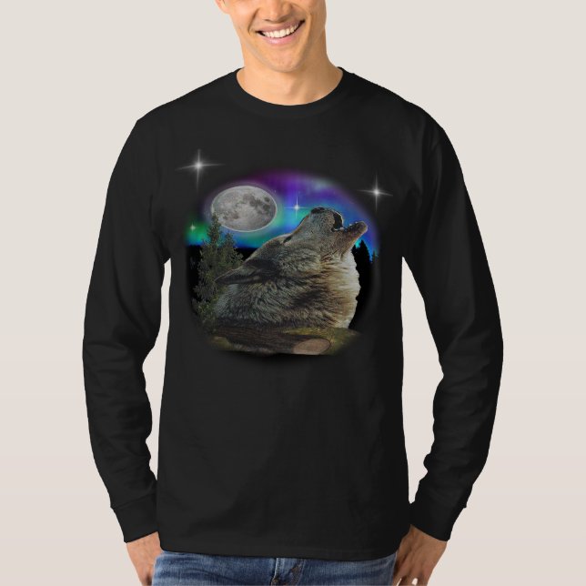Wolf and Moon T-Shirt (Front)