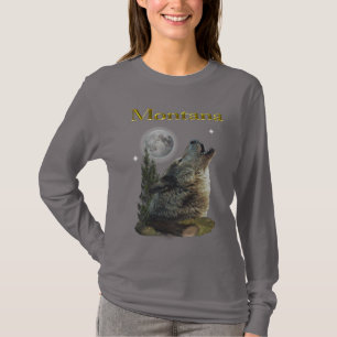 wolf and moon T-Shirt