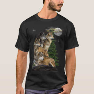 wolf and moon T-Shirt