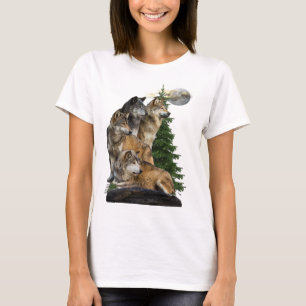 Wolf and Moon T-Shirt
