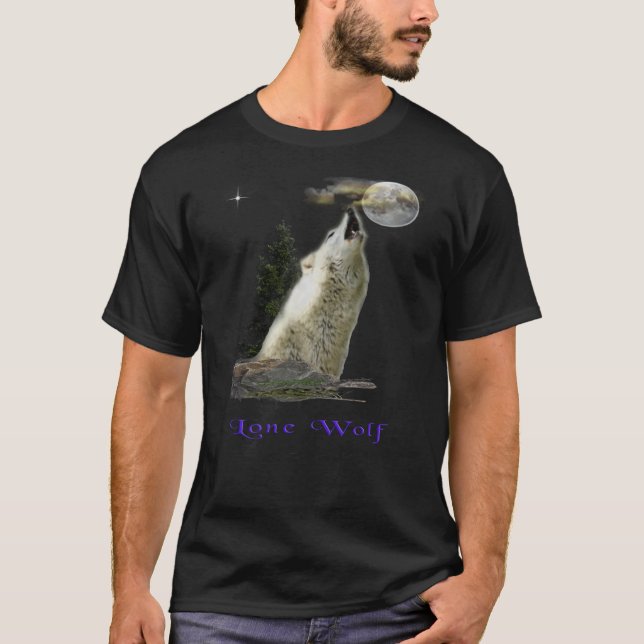 Wolf and Moon T-Shirt (Front)