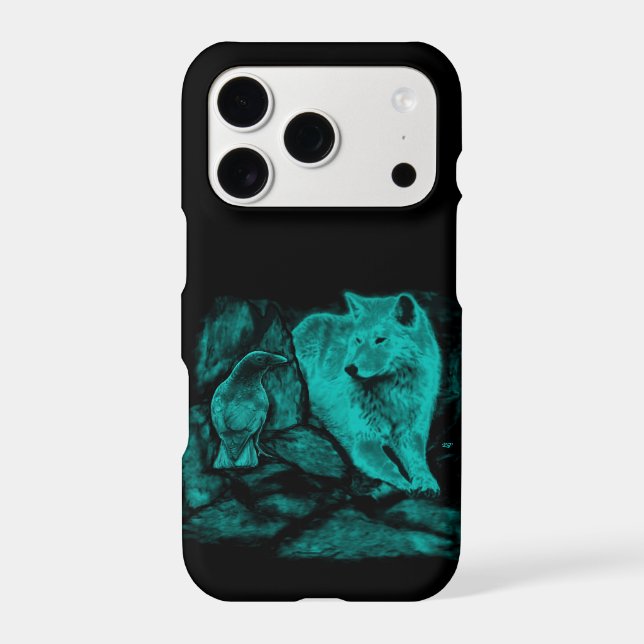 Wolf and Raven in the Night (Back)