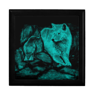 Wolf and Raven in the Night Gift Box