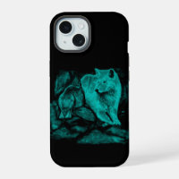 Wolf and Raven in the Night