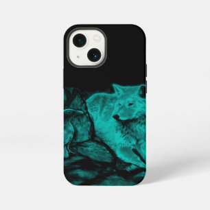 Wolf and Raven in the Night iPhone 13 Mini Case