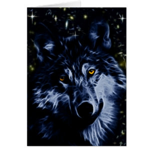 Wolf and stars