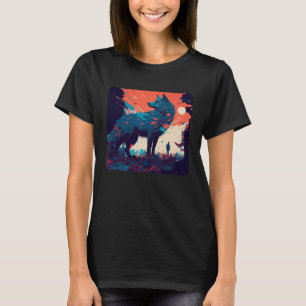 Wolf And Wolves Men Women Kids 5 T-Shirt