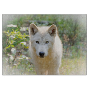 Wolf Animal Art, Canadian Wildlife Cutting Board