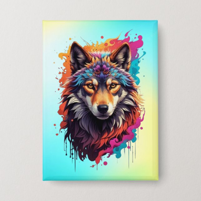Wolf Animal Logo Design-87694 (Front)