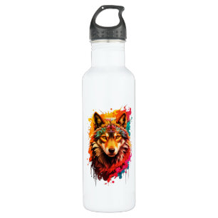 Wolf Animal Logo Design-87694 710 Ml Water Bottle