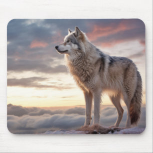 Wolf Animal Nature Majestic Wilderness Mouse Pad