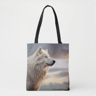 Wolf Animal Nature Majestic Wilderness  Tote Bag