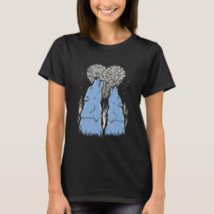 Wolf Animal Vintage Wolf For Men Women T-Shirt