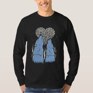 Wolf Animal Vintage Wolf For Men Women T-Shirt