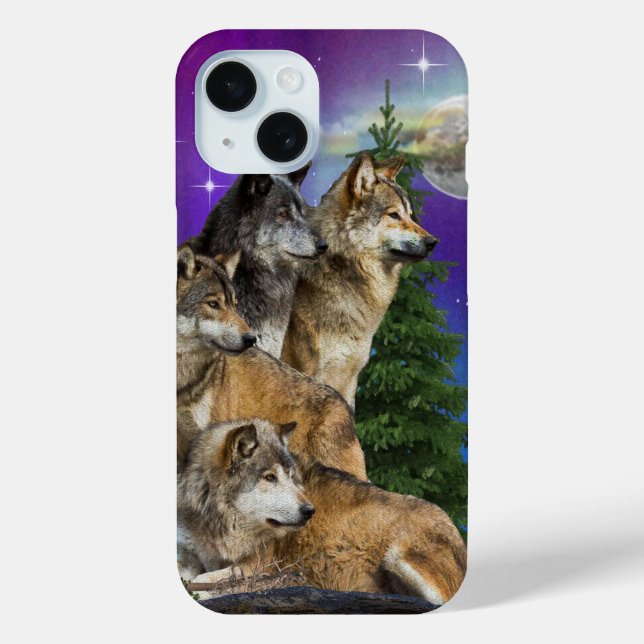 Wolf art Case-Mate iPhone case (Back)