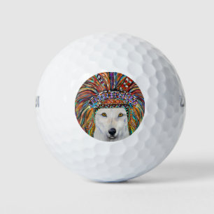 Wolf Art Golf Balls