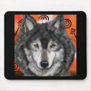  Wolf Art Mouse Pad