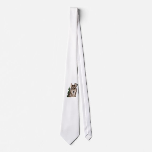 Wolf art tie (Front)