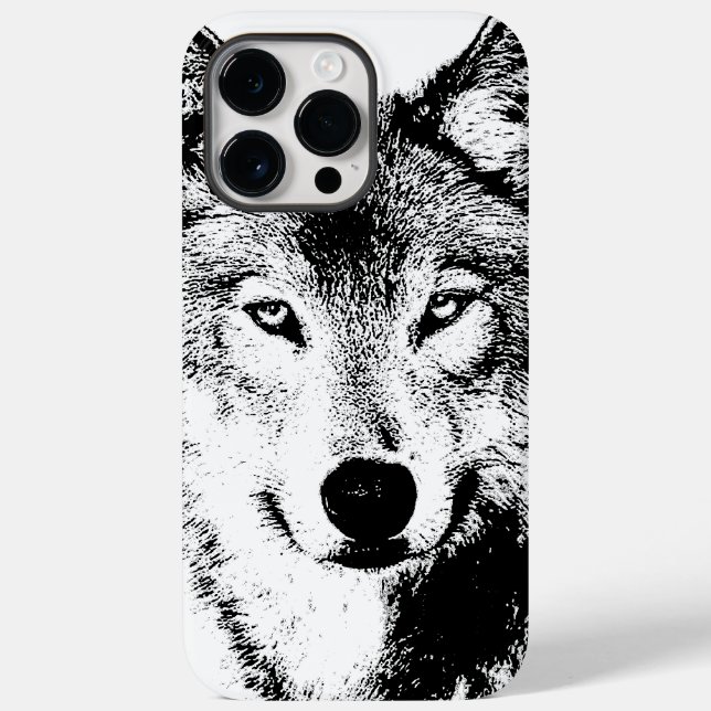 Wolf Artwork Case-Mate iPhone Case (Back)