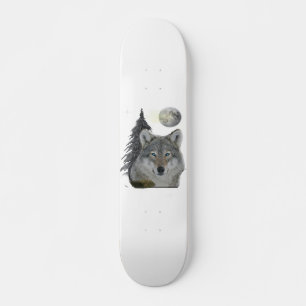 Wolf at Night products Skateboard