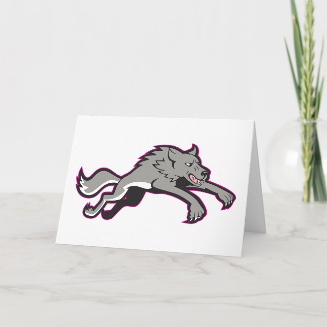 Wolf Attacking Greeting Cards (Creator Uploaded)