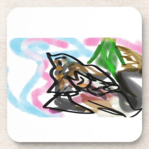 Wolf autumn joy coaster