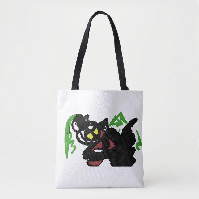 Wolf autumn  kind tote bag (Front)