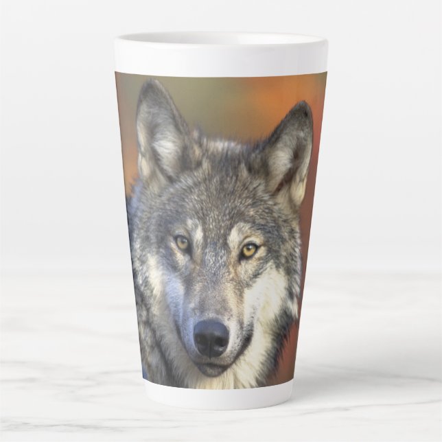"Wolf Aware" Latte Mug (Front)