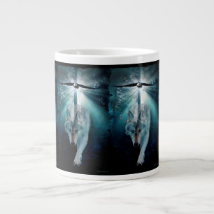 Wolf & Bald Eagle Jumbo Soup or Coffee Mug