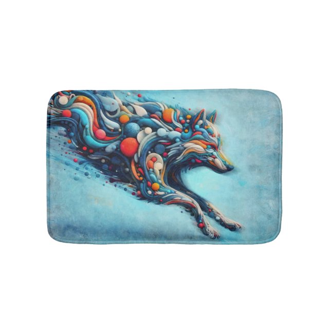 Wolf Bath Mat (Front)