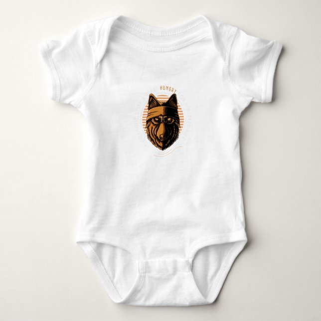 Wolf Beast with Life Quotes T-Shirt (Front)